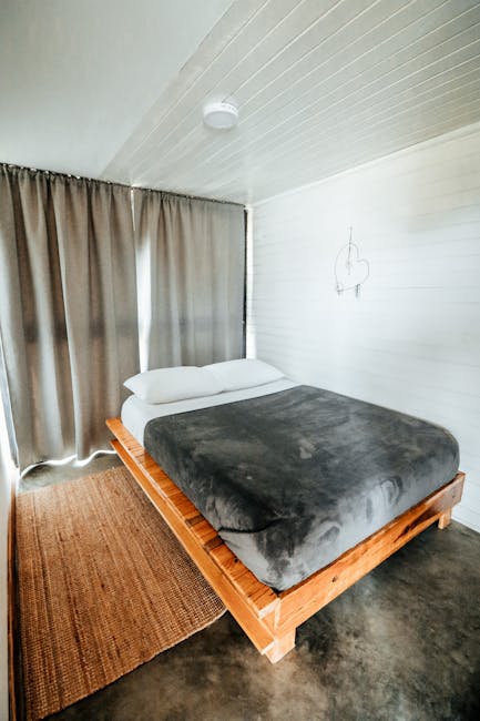 Peaceful modern bedroom interior with ultrasonic humidifier creating optimal humid sleep environment for natural eye rest and overnight recovery with soft lighting and comfortable atmosphere